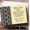 The Card Zoo Yellow Black Damask & Diamond Personalized Wedding Thank You Cards