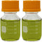 Corning PYREX #1395-50, 50mL Round Media Storage Bottles with GL32 Screw Cap, Pack of 2