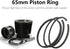 3Pcs Piston Ring, Air Compressor Piston Ring Pneumatic Drive Airtight for 55mm Cylinder Diameter