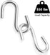 Bathonly 2 Packs S Hooks, Heavy Duty 3 Inch Rustproof Large S Hooks for Hanging Kitchenware, Load Capacity 550 LBS
