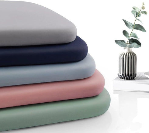 LOXGO Memory Foam Seats Cushions For Seating Alleviates Discomfort Home Office Or Car Use Stylish Dark