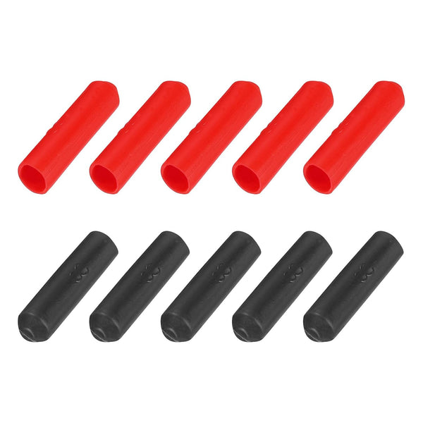 MECCANIXITY 30Pcs Heat Shrink End Cap, 8mm ID x 35mm L, 3:1 Ratio Waterproof Adhesive Tubing Caps