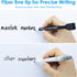 maxtek Dry Erase Markers - 36 Count Black Magnetic Fine Tip with Eraser, Low Odor Whiteboard Markers
