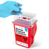 Sharps Container for Home Use, Needle Disposal Containers, Small Biohazard Sharps Disposal Container - 1 Quart