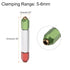 HARFINGTON Aluminum Alloy Pin Gage Handle, 5-6mm Clamping Range, Go No Double End Gauge Handle for Industrial Tools