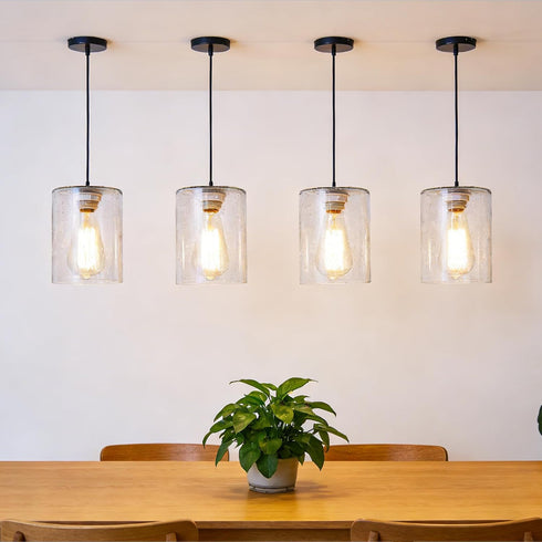 1-5/8 Inch E26 Base,4.7"W 6.3"H Glass Lamp Shade Replacement for Table Lamps/Floor Lamp/Chandelier/Pendant Light