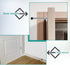 Long Door Stop, 5 Inch Wall Mount Door Stopper, Stainless Steel Brushed Satin Nickel Heavy Duty Door Holder
