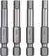Mayhew Tools 19462-4 4-Pack Metric Hex Power Bit, 5mm x 2"