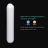 MECCANIXITY Magnetic Stirrer Mixer Stir Bar Rod 50mm Cylinder Shape PTFE Coating Magnet, Pack of 2