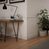 1 1/8"W 6 1/2"H 1 1/8"P 5 1/4"H 1 1/8"P, x x Americraft Solid Paint Grade Wood Universal Baseboard Outside Corner Block