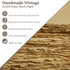 Deckle Papers 150 Size-A4 Pack of-50-Brown Handmade Deckle Edge Printer Friendly Blank Paper Mixed Media Loose Leaf