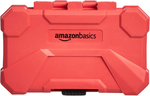 Amazon Basics 42-Piece Impact Screwdriver Bit Set, Phillips, Slotted and Torx, One Size