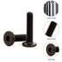 UOMIO 10 Countersunk M6 25mm PCS Bed Frame Screws and Bolts, Baby Bed Crib Screws, Flat Head Socket Head Screws Bolts
