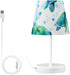 ALAZA Bedside Lamp Watercolor Green Sea Turtle Table Lamp for Bedroom Desk