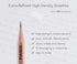 Marco Natural Wood Grain Graphite Drawing HB Pencil, Wood-Cased Sketching Pencils, Pack of 50