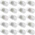 Othmro 100Pcs 5ml Plastic Bottles, Wide Mouth Laboratory Reagent Polyethylene Bottle for Food Store, Transparent Liquid