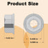 Juvielich 50pcs 1/4-20 1/4" Serrated Flange Hex Nuts, Hexagon Flange Nuts, Carbon Steel Zinc Plated, UNC Nuts
