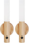 LANDGOO LED Automatic Motion Sensor Lights Wall Lamps Set of 2 Sconces