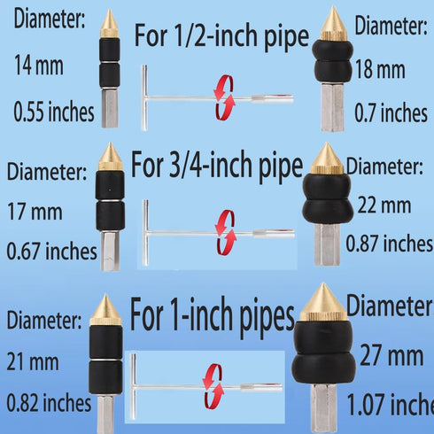 Emergency Pipe Water Stopper Kit for Professional Plumber, Hot Melt Water Stop Needle Tool