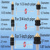 Emergency Pipe Water Stopper Kit for Professional Plumber, Hot Melt Water Stop Needle Tool