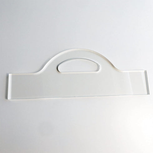 Charcuterie Board Handle Template, Clear Acrylic Woodworking Router Template, Eighth Sunrise