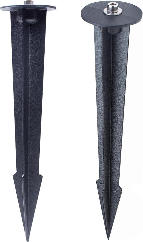 Aluminum Metal Ground Stake Spike Replacement for 3W-120W Outdoor Garden Spotlight Pathway