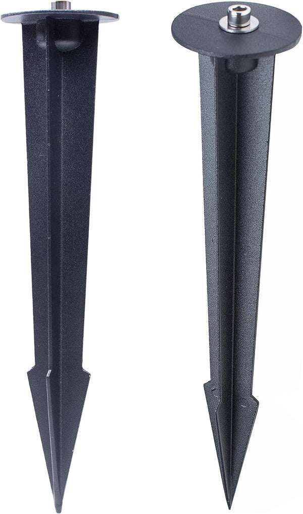 Aluminum Metal Ground Stake Spike Replacement for 3W-120W Outdoor Garden Spotlight Pathway