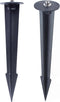 Aluminum Metal Ground Stake Spike Replacement for 3W-120W Outdoor Garden Spotlight Pathway