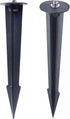 Aluminum Metal Ground Stake Spike Replacement for 3W-120W Outdoor Garden Spotlight Pathway