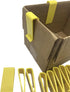 Cardboard Box Clips, Chip Trash Garbage Bag Holder Clip, Set of 12, 3 1/2" x 1 1/4" Large
