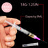 100 Pack 5ml Plastic Sterile Syringes with 18Ga, for Scientific Labs, Liquids Dispensing and Measuring Syringe Tools