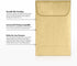 LUXPaper #1 Coin Envelopes | 50 Qty | 2 1/4" x 3 1/2" | Blonde Metallic | 80lb. Text