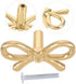 NUOBESTY Brass Bowknot Drawer Pulls Stylish Cabinet Knobs for Dresser Shoe Cabinet Bedside Table Easy to Install