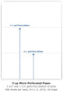 PrintWorks Professional Paper, 8.5 x 11, 20 lb, 2 Horizontal Perfs 3.66" and 7.33", 500 Sheets, White (04120)
