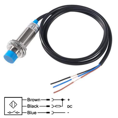 LJ18A3-8-Z/BX 3Pcs NPN NO Inductive Proximity Sensor Switch Detector 8mm DC 6-36V for 3D Printer Probe Bed Leveling