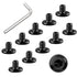 WYLWLS M6 x 10mm Bolt, 10 Pcs Per Set with 1 Hex Spanner,
