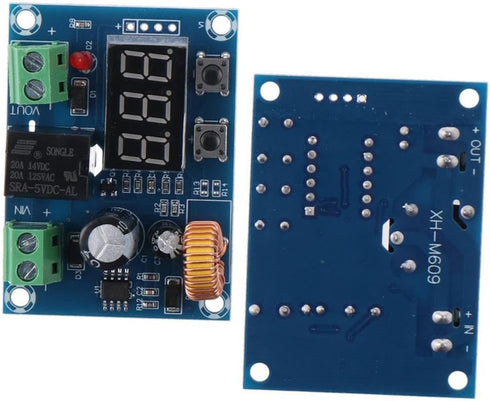 2Pcs DC Voltage Protection Module, Digital Display Switch, Low Voltage Disconnect Protection Module