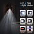 6 1Pack-Black Clip on Running Lights,Rechargeable Night Light with Strong Magnet Reflective, LED Running Lights
