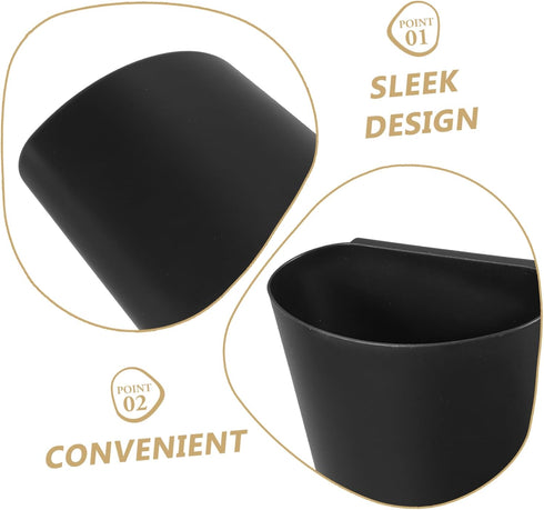 GLEAVI Hanging Bucket Storage Basket Beauty Supply Organizer Rolling Cart Hanging Cups Small Wire Basket Space-saving