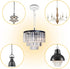ECUDIS 5 Inches 6 50 Light Fixture Canopy Kit, Diameter and Feet Pendant Light Chain Includes Mounting Hardware