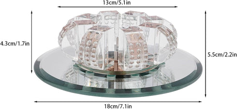 LIYUANJUN 9W Crystal Chandelier, LED Ceiling Lamp Adjustable Light Flush-Mounted Ceiling Fixtue Modern Chandelier