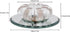 7" 6500K Closet Crystal Ceiling Lamp, Flush Mount Ceiling Light LED Chandelier Fixtures for Bedroom Hallway Kitchen