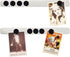 Magnetic Board Frameless Stainless Iron Strips, Magnetic Strips with Adhesive Backing, Memo Board with 10 Pcs Black
