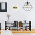 Hossejoy Desk Shelf, Adjustable Desktop Storage Organizer, Wood Display Shelf Rack, Office Supplies Desk Organizer