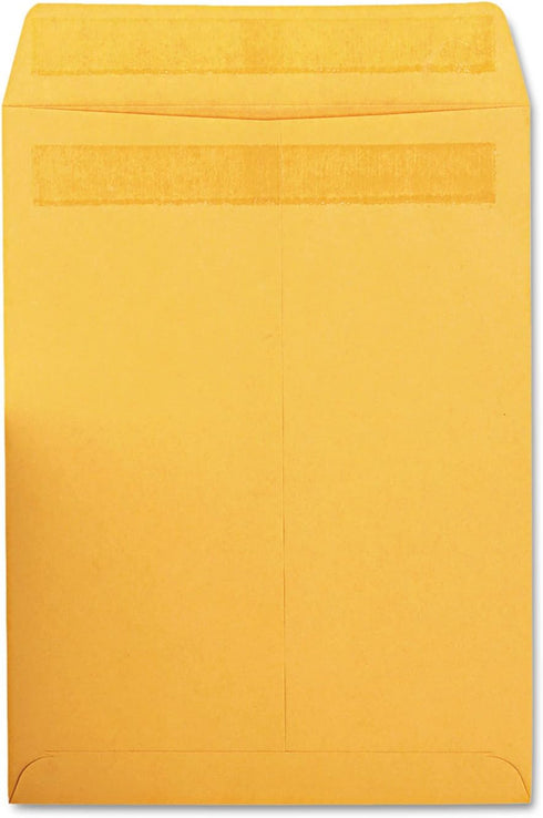 Quality Park Catalog Envelope - Redi-Seal, Brown Kraft, 9 x 12, 100 per Box