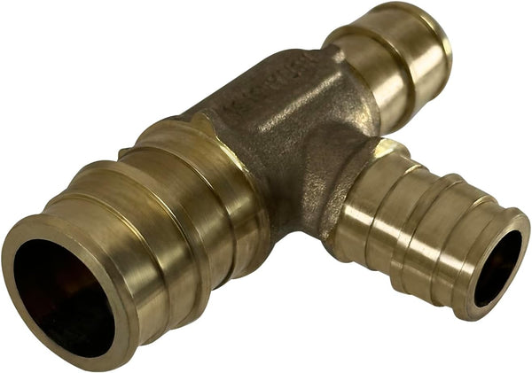 5 Pcs XFITTING Pex A 3/4 Inch x 1/2 Inch x 1/2 Inch Pex Tee - 201-1-5=5XX