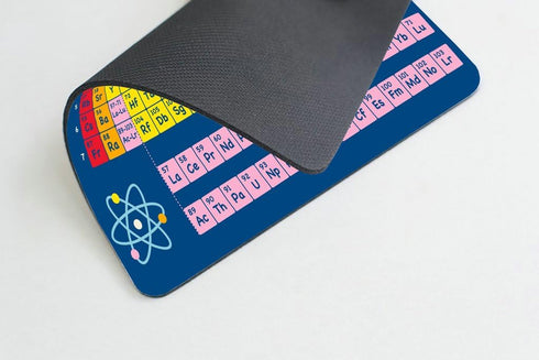 Smooffly Gaming Mouse Pad Custom, Periodic Table by Chemistry Elements, Non-Slip Thick Rubber Large Mousepad