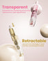 Four Candies 2PCS Refillable Retractable White Out Correction Tape with 4 Extra Refills, Mini Aesthetic Applicator