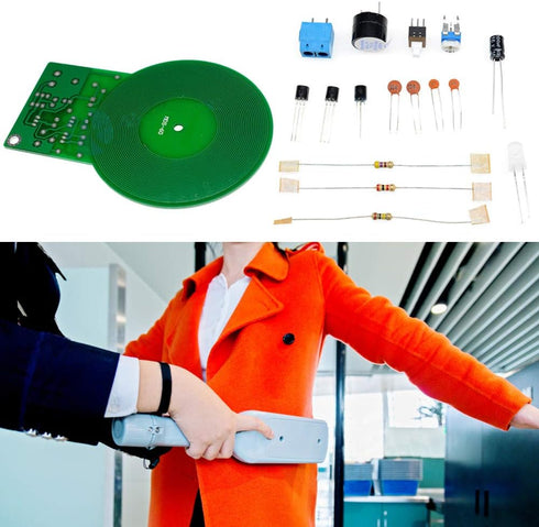 2Pcs Metal Detector Kit Electronic Soldering Practice Kit Non-Contact Sensor Board Module Electronic Part Metal Detector DIY DC 3V-5V 60mm by Ximimark