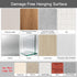 6Pcs Album Vinyl Record Display Shelf Wall Mount No Drill, Self Adhesive Clear Acrylic Holder, Invisible Floating